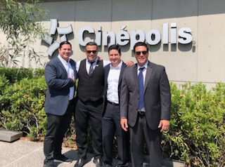 Pictured, left to right Alex Younger, vice president sales services, CES+; Rick Cabrera, vice president technology, Cielo; Guillermo Younger Jr., CEO, Cielo; Lance Gil; international sales and channel manager, Cielo.