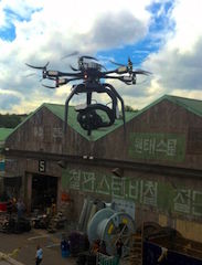 Helicopter Film Services used Aerigon's aerial remote camera on Avengers: Age of Ultron.