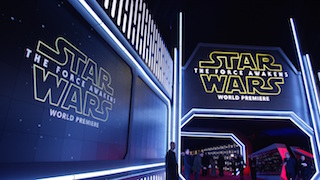 Christie microtiles and LCD panels led the way along the red carpet for the Star Wars premiere.