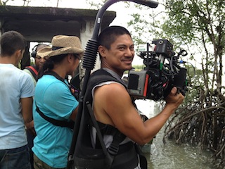 Alan Blanco on location in Colombia.