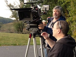 James Mathers on location for 1000 to 1: The Corey Weissman Story.