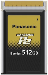 Panasonic expressP2 card.