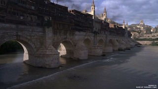 The work started with a a live plate using a Roman bridge in Córdoba, Spain.