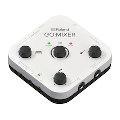 Roland’s Go:Mixer, a compact audio mixer for smartphone video production, is now available. 