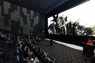Samsung unveiled its LED Cinema Screen at an  invitation-only demonstration at CinemaCon.