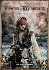 Pirates of the Caribbean: Dead Men Tell No Tales is the first Disney film to be converted into the ScreenX format.
