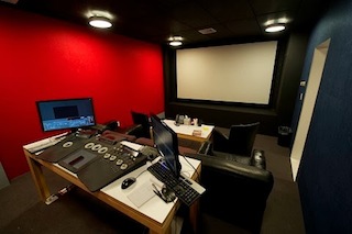 An editing suite at The Room.