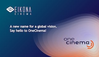 Eikona Cinema Solutions is now called OneCinema. With this strategic rebranding, the software company specializing in the cinema industry is underlining its commitment to further expanding its global presence.