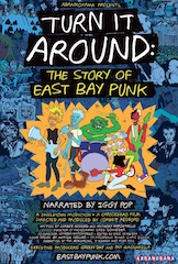 Abramorama and Giant Pictures announced today that the punk music documentary, Turn it Around: The Story of East Bay Punk is being released in more than 70 territories including the United States, Canada, United Kingdom, Brazil and Latin America. The film can now be purchased only on iTunes.