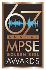 The Motion Picture Sound Editors today announced the nominees for the 67th Annual MPSE Golden Reel Awards. 