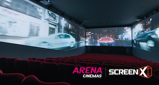 CJ 4DPlex has opened three ScreenX sites in Switzerland this month through a partnership with Arena Cinemas.