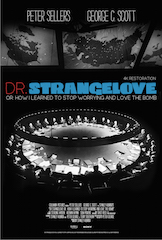 Park Circus and Sony are re-releasing Stanley Kubrick’s 1964 masterpiece Dr. Strangelove or: How I Learned to Stop Worrying and Love the Bomb. 