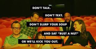Don’t Think Twice cast share a special message about not talking, texting or slurping French onion soup in the theater.