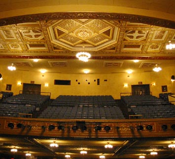 The balcony of the Michigan Theatre.
