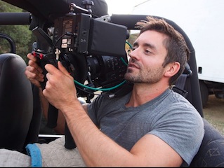 Cinematographer Andrew Huebscher shooting with a Canon EOS C300