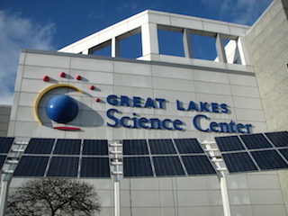 Cleveland's Great Lakes Science Center is installing the first giant dome cinema laser system.
