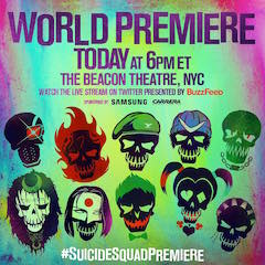 Digital Media Systems selected Christie to provide the cinema projection technology for the August 1 world premiere of the Warner Brothers film Suicide Squad.