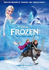 According to CJ 4DPlex, Frozen was the top 4D film in 2013.