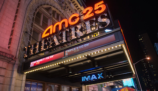 AMC 25 Theatres in New York City, one of the fifty Dolby Cinema at AMC locations.