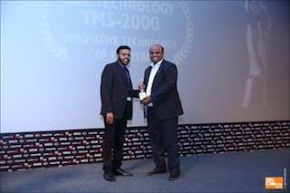 At India’s recent Big Cine Expo 2017 GDC Technology received the Innovative Technology of the Year award for its GDC TMS-2000 Theatre Management System.
