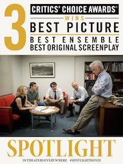 AARP's Movies for Grownups named Spotlight as 2015's Best Picture.