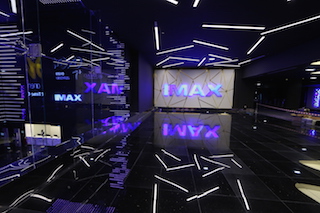 Novo Cinemas' IMAX lobby at the Mall of Qatar