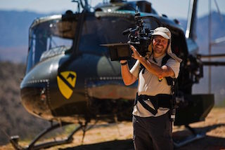 Jim Hunziker, VariCam 35 camera operator on location in the deserts of Arizona. Photo by Andrew Parke