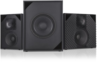 QSC Audio Products has introduced three new loudspeakers for small cinemas.