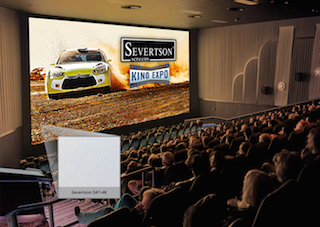 Severtson Screens will feature its SAT-4K cinema screen line during Kino Expo 2016