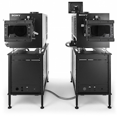 The Sony SRX-R510DS dual projection system