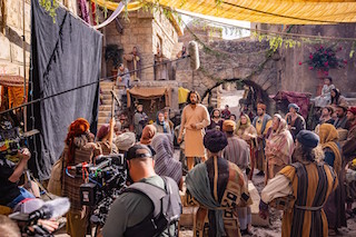 Cinematographer Akis Konstantakopoulos, GSC, mixed natural lighting and handheld camera work to bring a natural and informal dimension to The Chosen, a multi-season TV show charting the life of Jesus Christ.