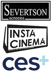 Severtson Screens is partnering with systems integrator CES+ to provide projection screens for CES+’s InstaCinema inflatable outdoor cinema screen.
