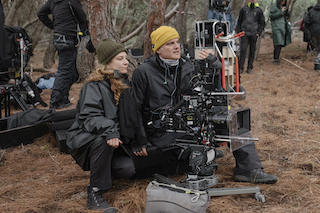 Director Karen Cinorre, left, with cinematographer Sam Levy.