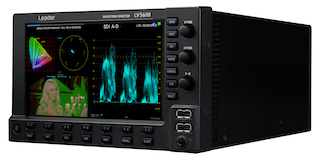 The Leader LV5600 broadcast-quality waveform monitor