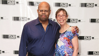 The late Sergio Mims, left, and Barbara Scharres, co-founders of the Black Harvest Film Festival.