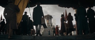 Leaving Germany behind, the heroes and villains find themselves on a mountain in Bhutan, where the election will determine the new head of the wizarding world. The location features two primary areas, a large courtyard where thousands of wizards and witches converge to vote, and the Eyrie at the top of the mountain where a handful of dignitaries watch the proceedings. 