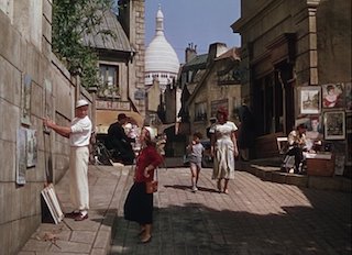 An American in Paris, MGM (1951). Backdrop: Montmartre, Paris, 20-feet by 15-feet. Photo courtesy of J.C. Backings.