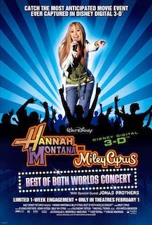 I was commissioned by Disney as a live 3D technical consultant and helped the studio create the third highest-grossing concert film ever, Disney’s Hannah Montana & Miley Cyrus: Best of Both Worlds.