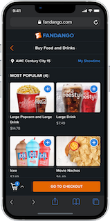 Fandango announced today that its ticketing platform has launched a new feature that enables moviegoers to quickly and seamlessly pre-order concessions along with their advance ticket purchase. The new functionality is rolling out first with AMC Theatres with more exhibitors to follow.