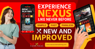 Nexus Cinema Dining has launched a new website, a user-friendly experience crafted by Theater Toolkit. This website design encompasses a modern look and feel into the brand. The site showcases a host of enhancements designed to elevate the user experience for its valued patrons.
