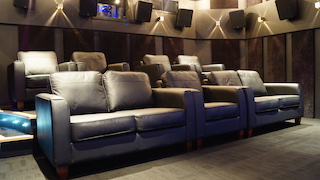 Ymagis Group's Dolby Atmos screening room in London.